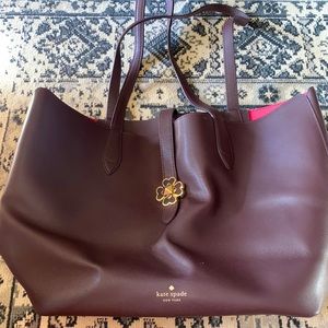 Maroon Kate Spade Leather Purse